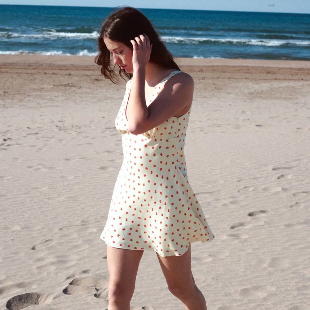 Zara strawberry dress
